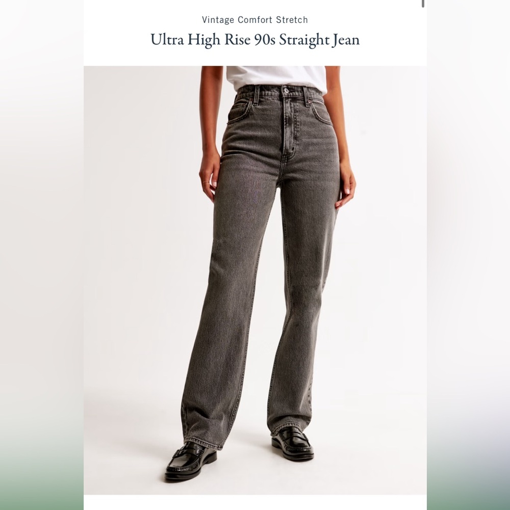 Abercrombie & Fitch 90’s Straight Ultra High Rise Jeans
